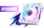 AsiaHorse Amici 5GT 120mm ARGB Case Fan, White Single - image 1
