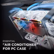 AsiaHorse Amici Pro 120mm ARGB Case Fans, White 3-Pack - image 5