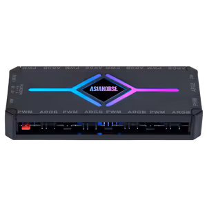 AsiaHorse ASH-S1 ARGB Fan Hub Controller, Black - image 13