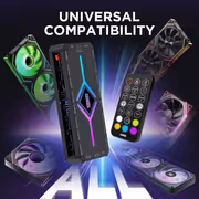 AsiaHorse ASH-S1 ARGB Fan Hub Controller, Black - image 15