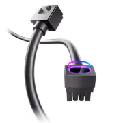 AsiaHorse Hydrus ARGB 8-Pin CPU Extension Cable (Type A), Black - image 2
