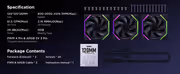 AsiaHorse Nyota Pro 120mm ARGB Case Fans, Black 3-Pack - image 9