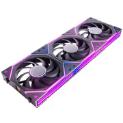 AsiaHorse Nyota Ultra 120mm ARGB Case Fans, Black 3-Pack - image 3