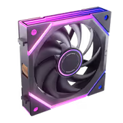 AsiaHorse Nyota Ultra 120mm ARGB Case Fan, Black Single - image 2