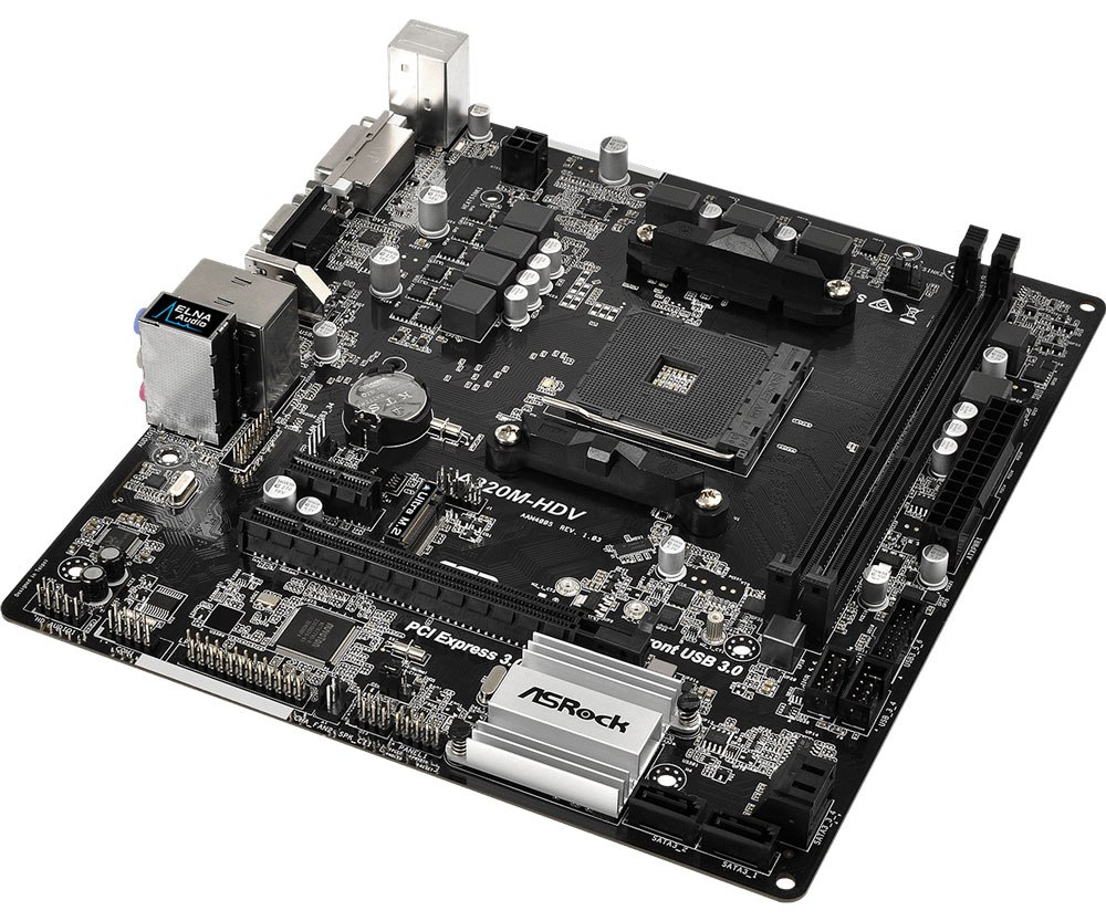 Asrock A320 HDV Ryzen Motherboard - Free Shipping - South Africa