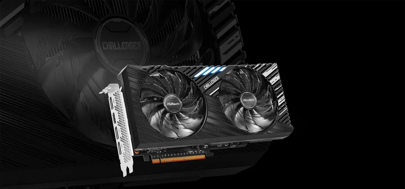ASRock A750 CL SE 8GB Graphics Card with Dual Fan Design