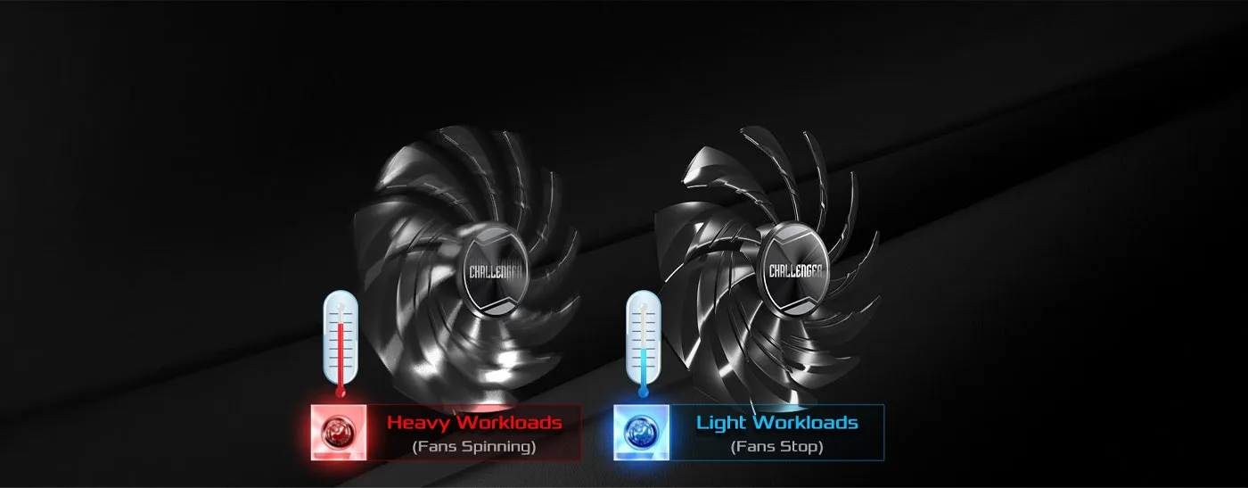 ASRock Graphics Card with Zero Decibel Technology