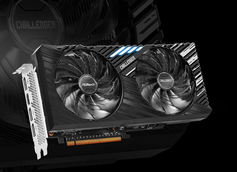 ASRock A750 CL SE 8GB Graphics Card with Dual Fan Design