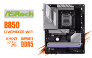 ASRock B850 LiveMixer WiFi AM5 Motherboard - image 1