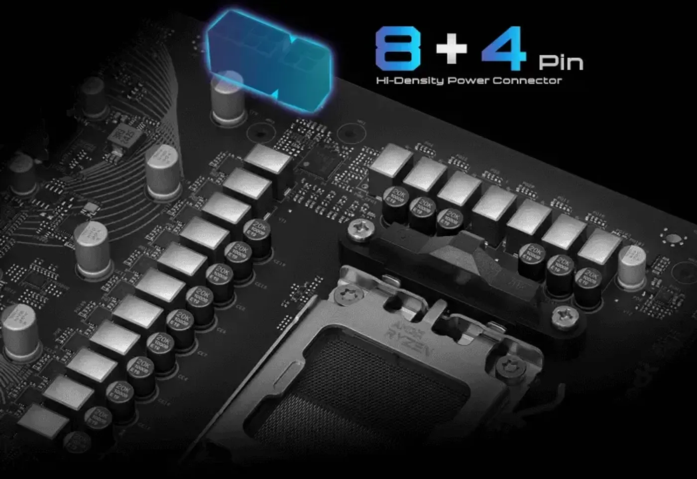 Hi-Density Power Connector engineered for safe high-current overclocking