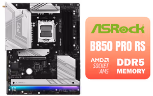asrock-b850-pro-rs-wifi-am5-atx-motherboard-ddr5 asrock-b850-pro-rs-wifi-am5-atx-motherboard-ddr5 - Image 1