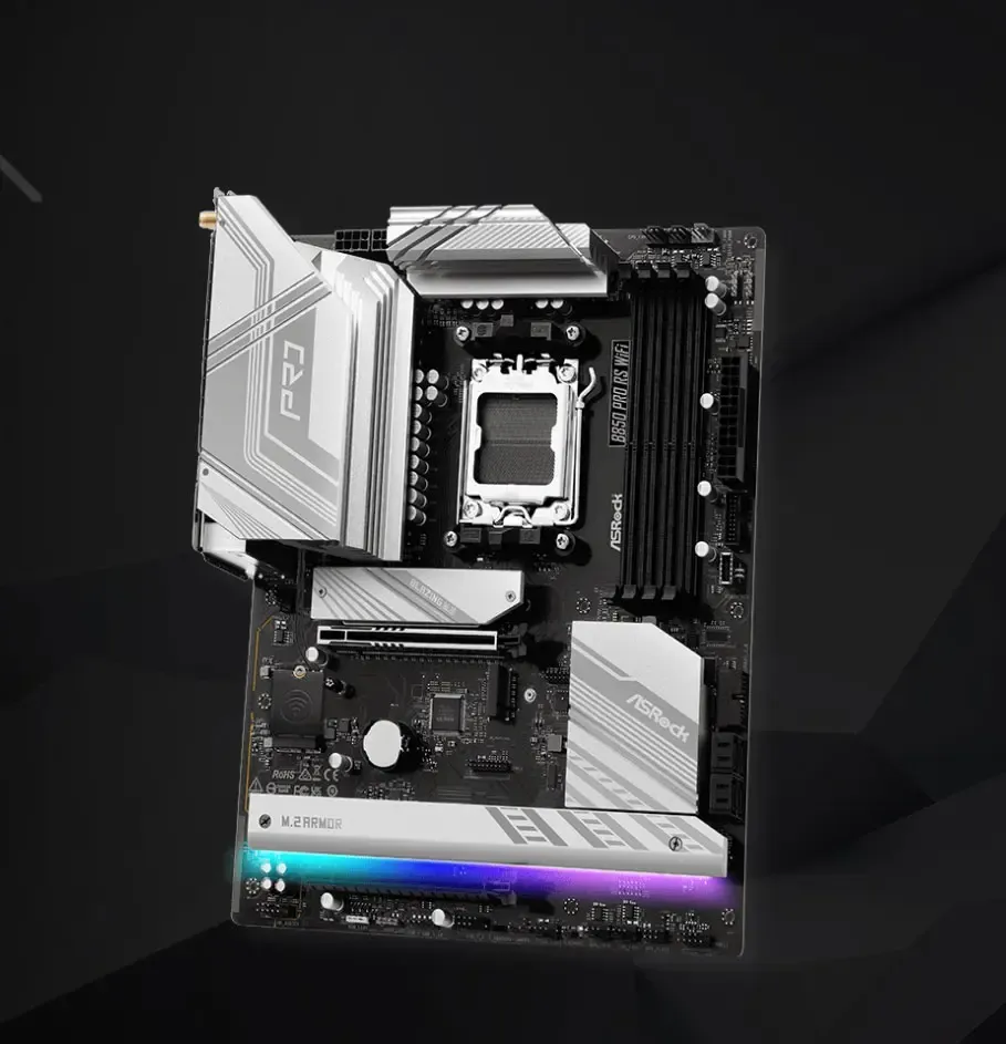 Scheda Madre ASRock AMD AM5 B850M Pro RS WiFi – MicroATX Con Robustezza E Qualità