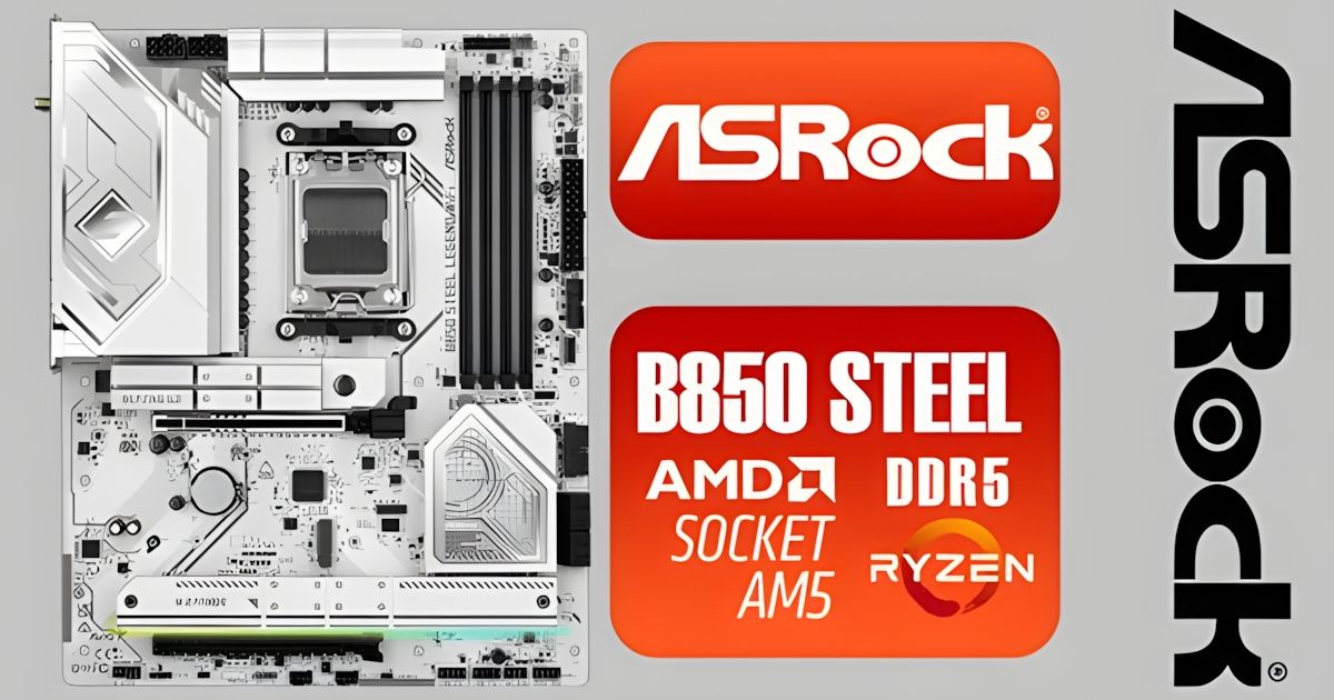 ASRock B850 Steel Legend WIFI AM5 Motherboard