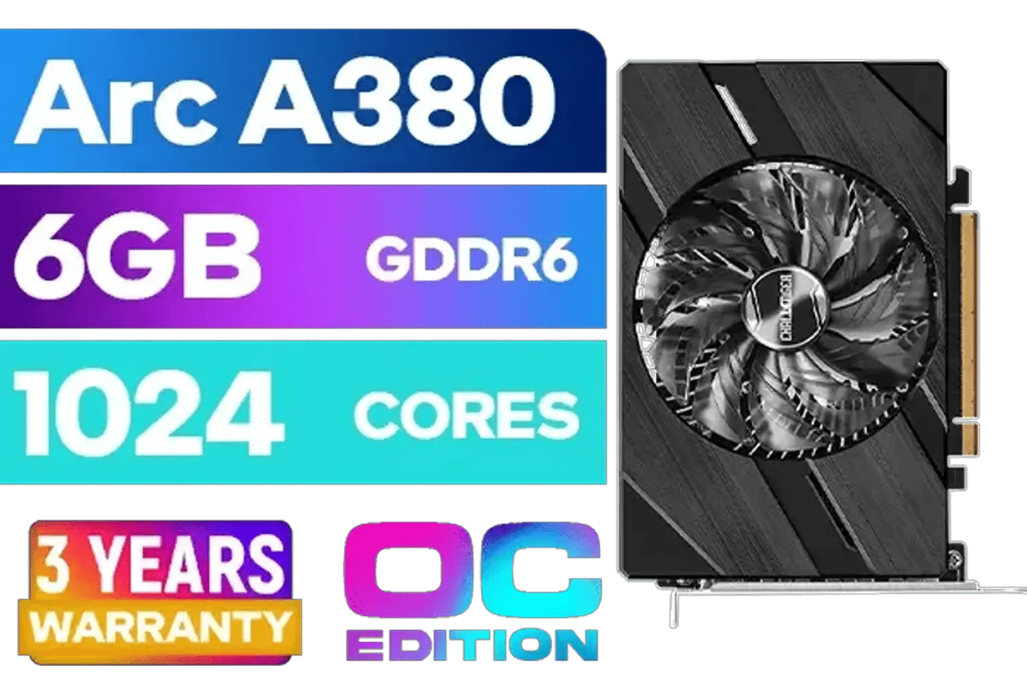 ASRock Intel ARC B580 Challenger 12GB OC - Unleash Gaming Power ASRock Intel ARC B580 Challenger 12GB OC - Unleash Gaming Power