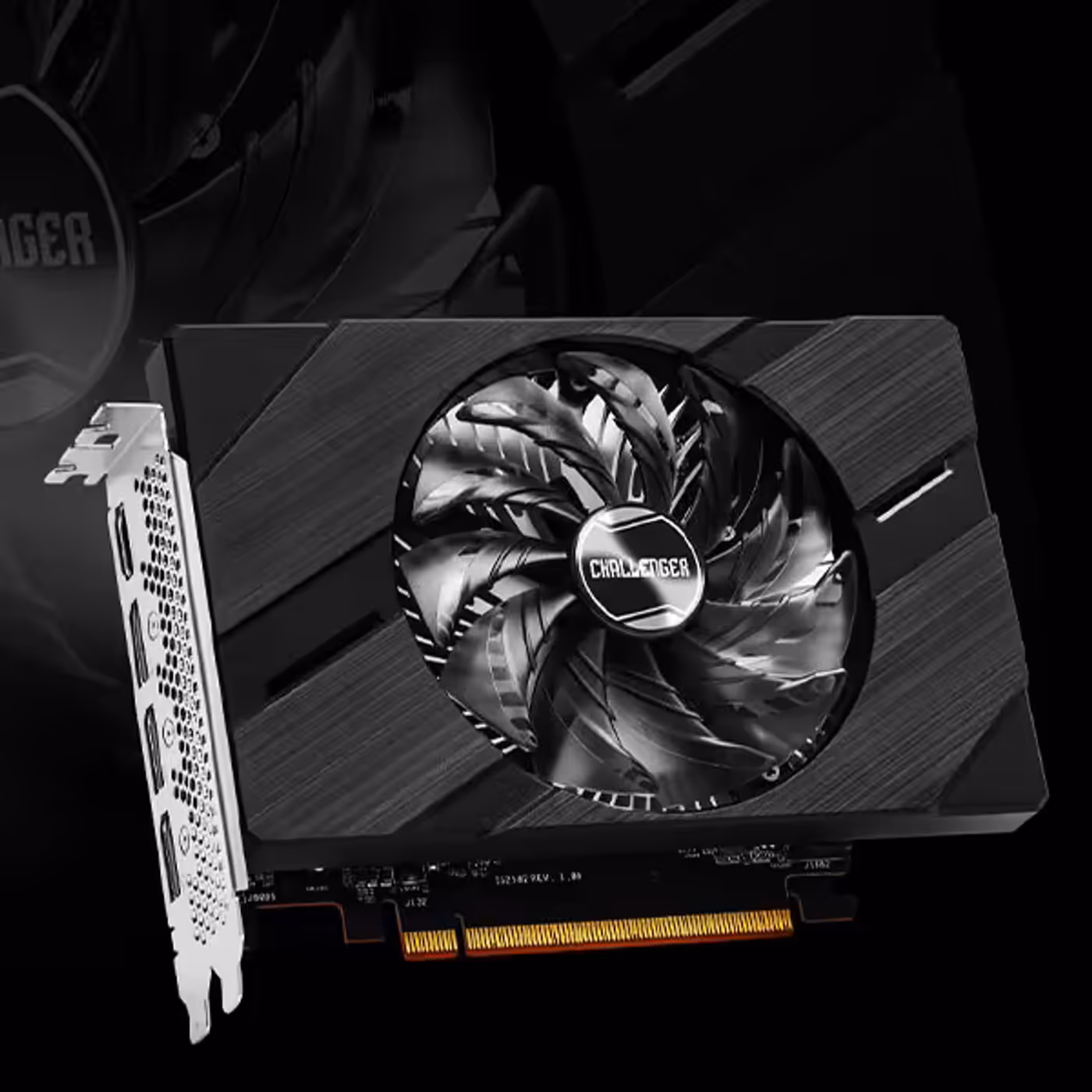 ASRock Intel Arc A380 ITX Graphics Card featuring a single-fan cooling design
