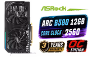 ASRock Intel ARC B580 Challenger OC 12GB GDDR6 GPU - image 1