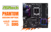 ASRock Phantom Gaming B850M Riptide WiFi AMD B850 Motherboard - image 1