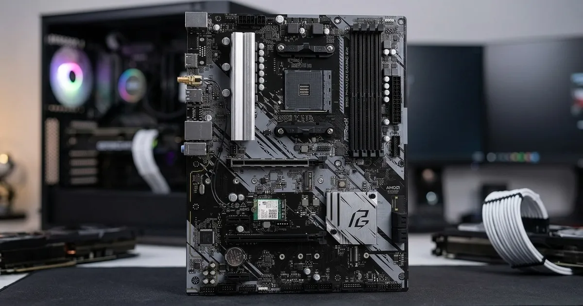 ASRock Phantom Gaming B550 WiFi 4/AC Motherboard AM4 | Evetech
