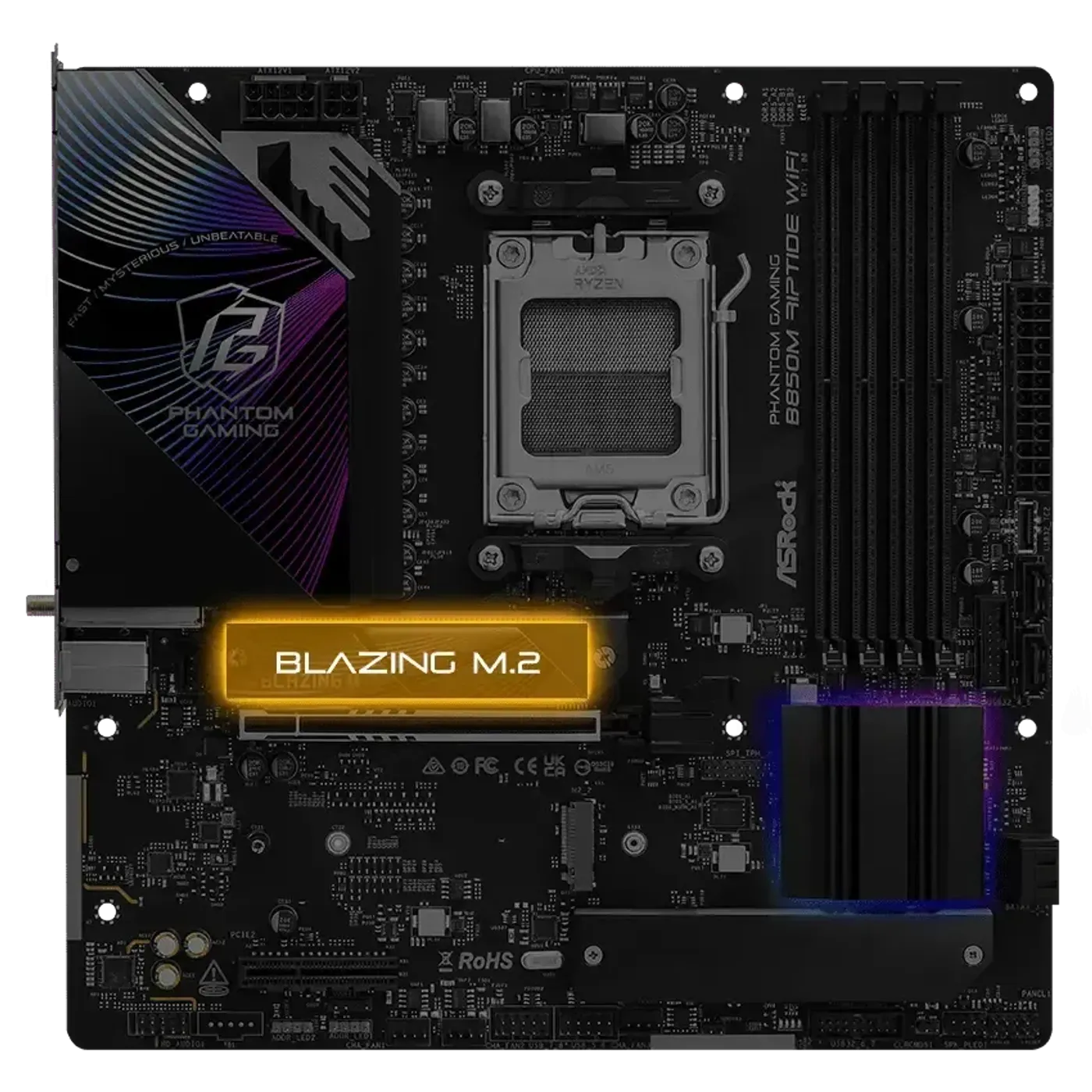 PCIe Gen5 Blazing M.2 slot on motherboard