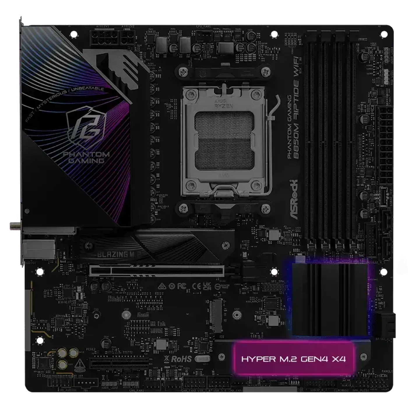 PCIe Gen5 Blazing M.2 slot on motherboard