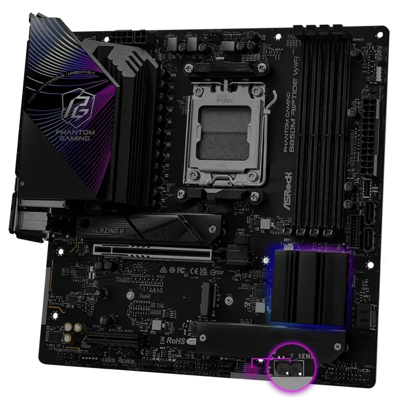 Motherboard aluminum heatsink and fan system