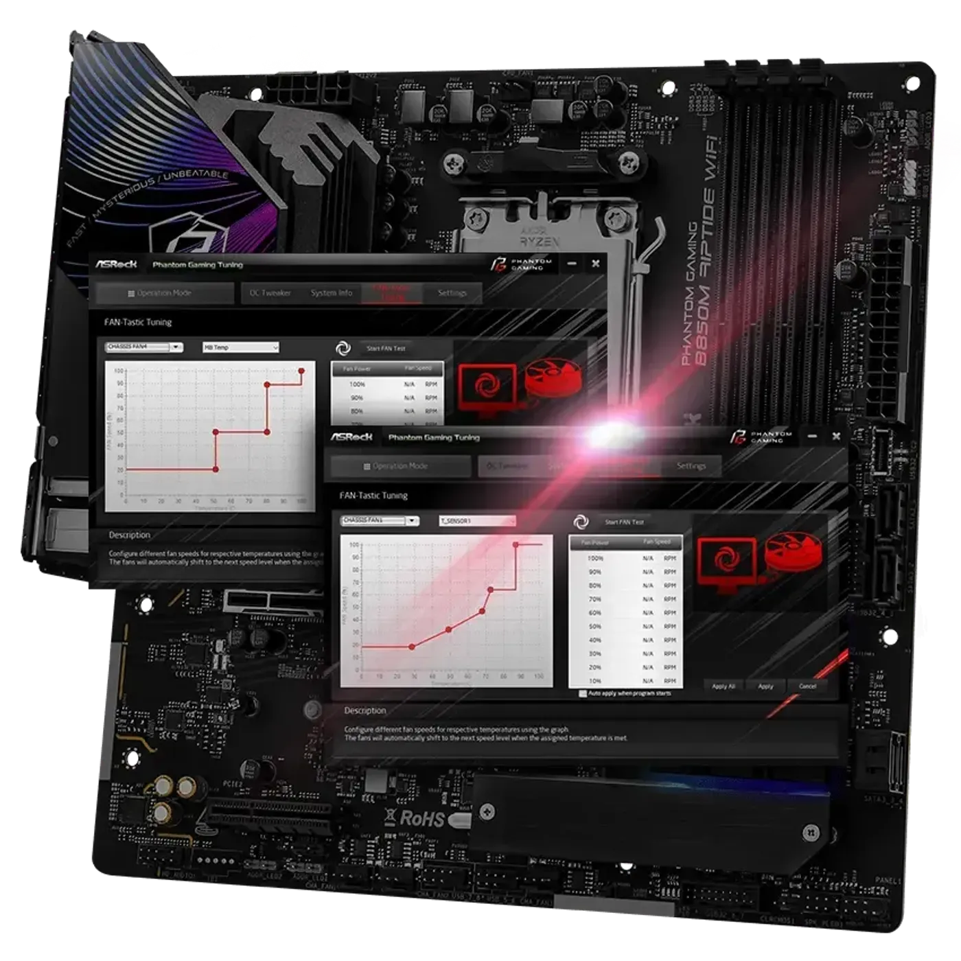 Motherboard aluminum heatsink and fan system