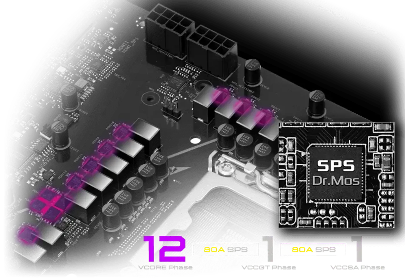 Diagram showing the benefits of the Exclusive 20K Capacitor with 1000uF capacitance