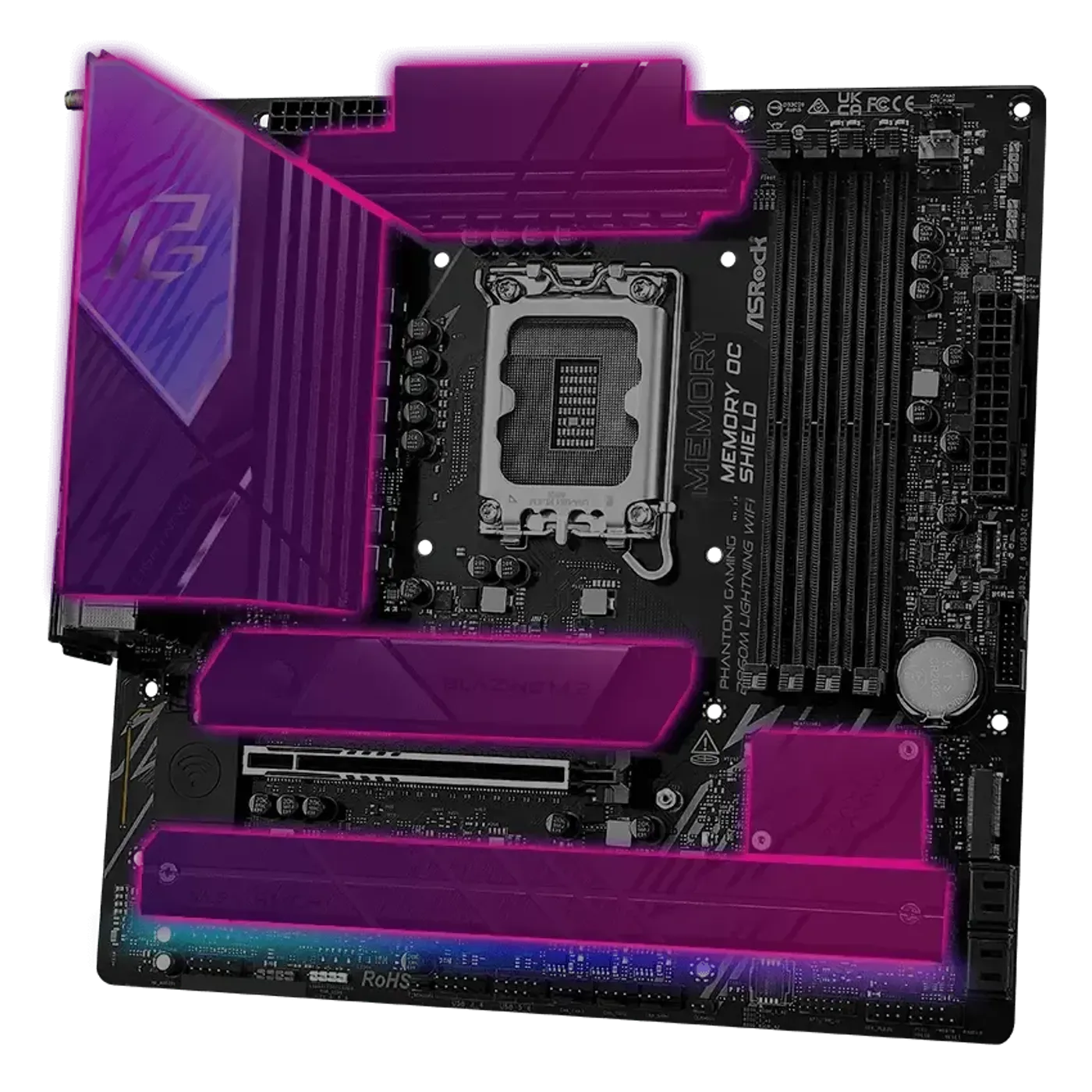 Intelligent Cooling Design showing Aluminum Heatsinks and fan/thermistor headers