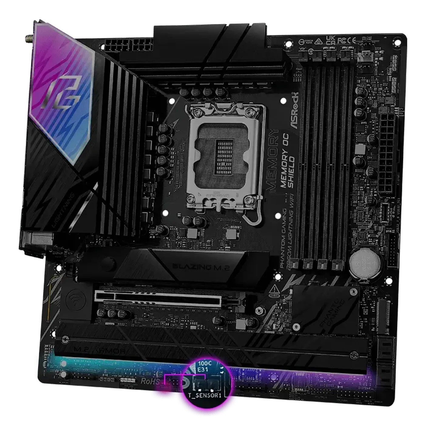 Intelligent Cooling Design showing Aluminum Heatsinks and fan/thermistor headers