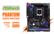 ASRock Phantom Gaming X870 Riptide WiFi AM5 Motherboard - image 1