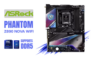 ASRock Phantom Gaming Z890 Nova WiFi Intel Motherboard ASRock Phantom Gaming Z890 Nova WiFi Intel Motherboard - Image 1