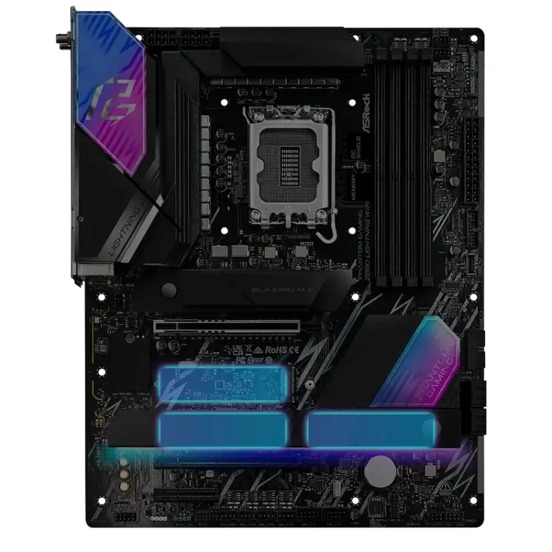 High-speed M.2 Gen4 slot on the Z890 Lightning motherboard