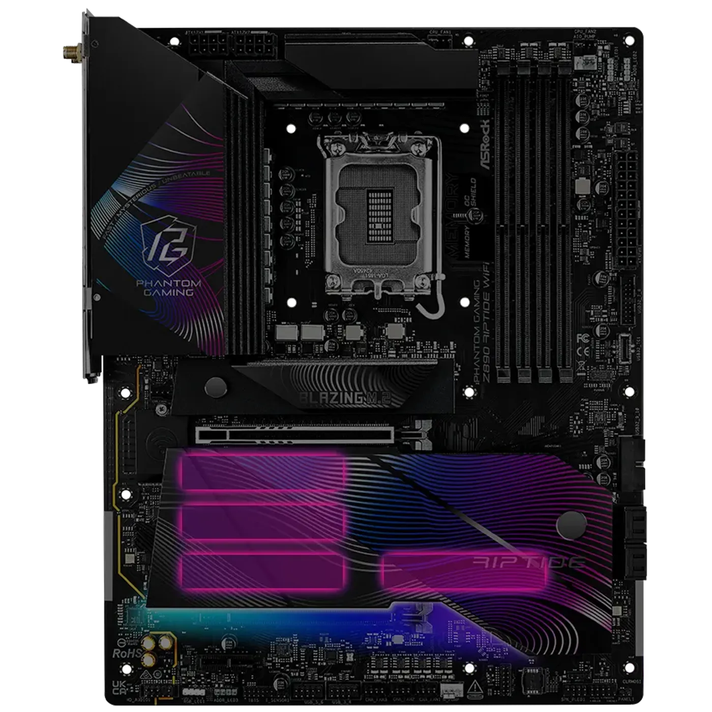 Hyper M.2 Gen4 x4 slot on the Z890 Riptide motherboard