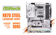 ASRock X870 Steel Legend WIFI AM5 Motherboard - image 1