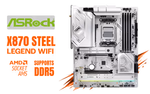 asrock-x870-steel-legend-wifi-am5-motherboard asrock-x870-steel-legend-wifi-am5-motherboard - Image 1