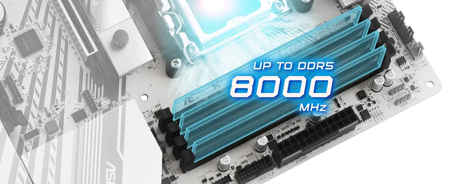 ASRock X870 PRO RS WIFI AM5 Motherboard — USB4 40Gbps | Evetech
