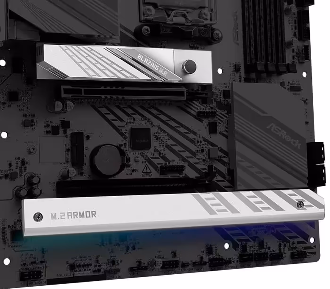 Oversized aluminum XXL M.2 heatsink for superior thermal management