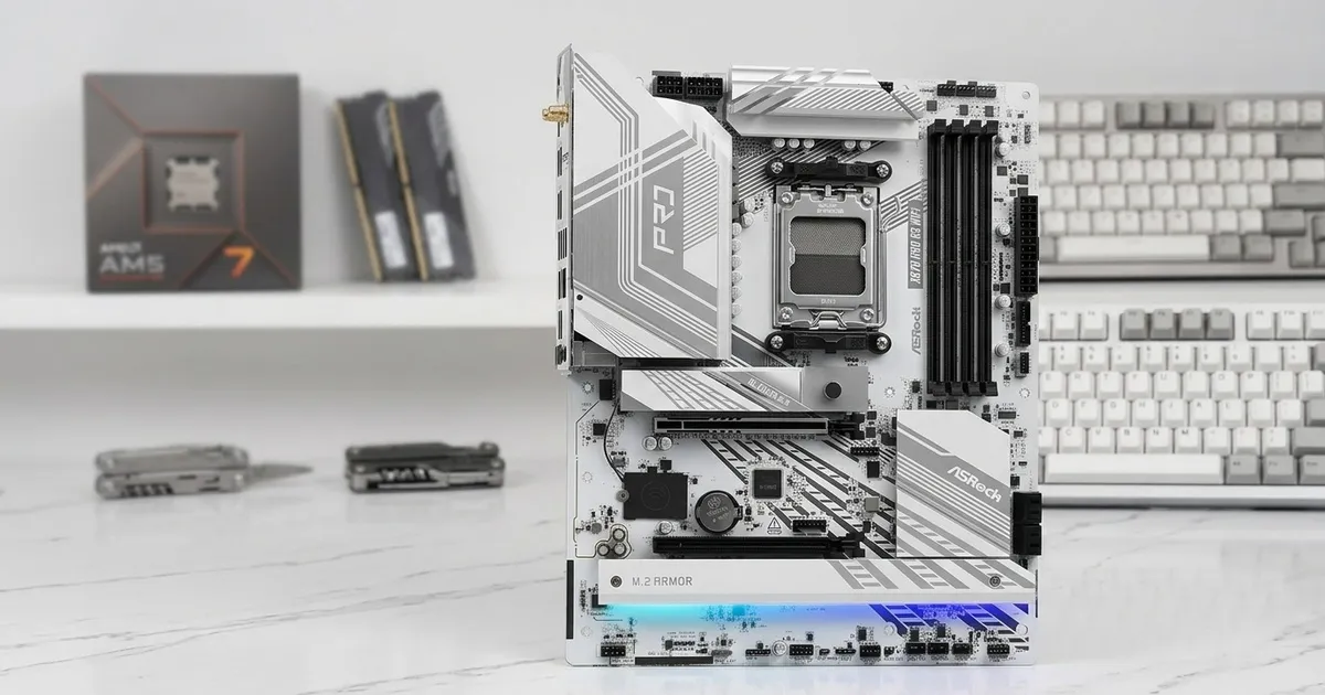 ASRock X870 PRO RS WIFI AM5 Motherboard — USB4 40Gbps | Evetech