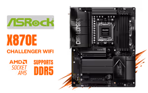 ASRock X870E Challenger WiFi AM5 Motherboard (Black) - image 1