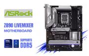 ASRock Z890 LiveMixer WiFi ATX Motherboard — DDR5, LGA1851 - image 1