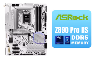 ASRock Z890 Pro RS Intel ATX Motherboard - Image 1