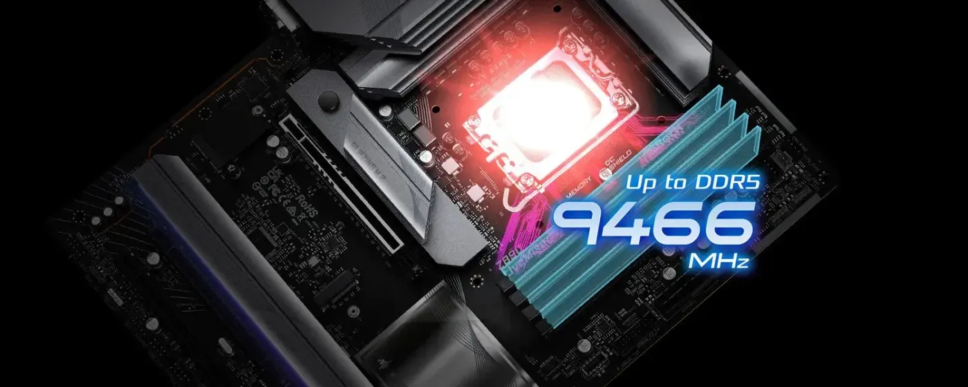 ASRock Z890 LiveMixer motherboard supporting high-speed DDR5 memory