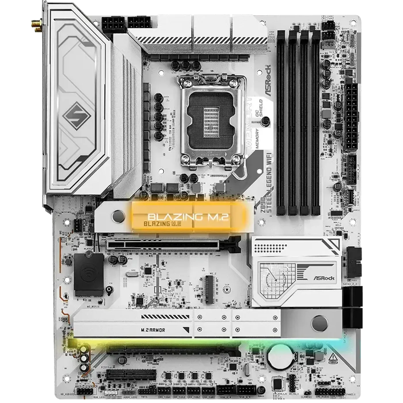 PCIe Gen5 Blazing M.2 slot on the Z890 Steel Legend WiFi