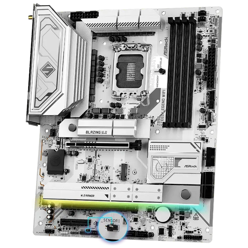 ASRock Z890 Steel Legend WiFi ATX Motherboard - LGA 1851, DDR5