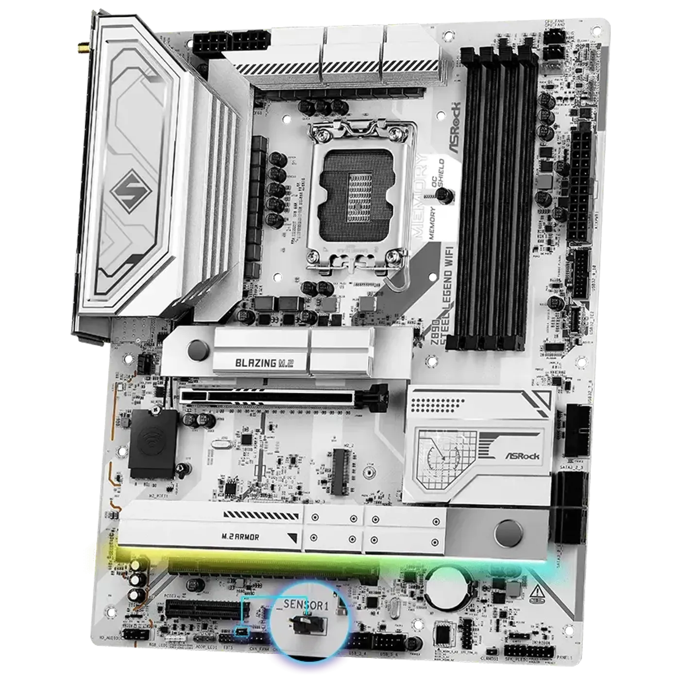 Thermistor header used for additional temperature monitoring