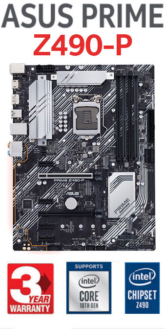 ASUS Prime Z490-P Intel Motherboard