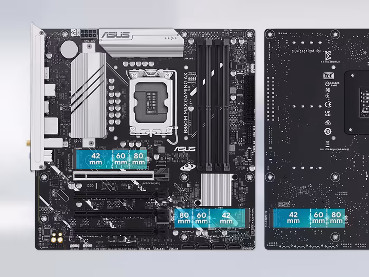 Graphic depicting different M.2 slots on a motherboard.