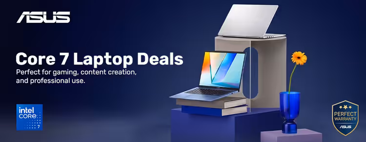 Asus Core 7 Laptops — High performance Asus laptops