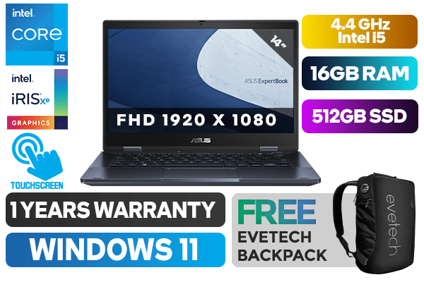 ASUS Expertbook B3 Flip B3402FBA Intel Core i5 Laptop With 16GB RAM - image 1 ASUS Expertbook B3 Flip B3402FBA Intel Core i5 Laptop With 16GB RAM - image 1
