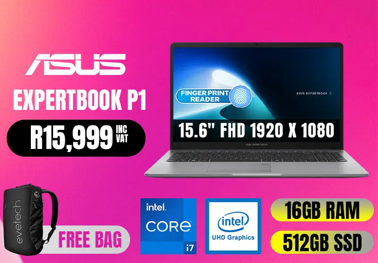 Asus ExpertBook P1 P1503CVA Intel Core i7 Professional Laptop Asus ExpertBook P1 P1503CVA Intel Core i7 Professional Laptop